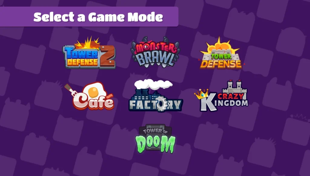 select a game mode